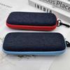 Модный джинсовый тканевый футляр для очков на молнии, контейнер для защиты солнцезащитных очков, чехол для очков, органайзер для очков для чтения, сумка для переноски