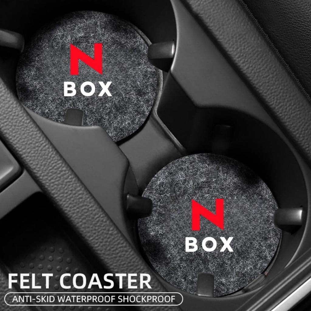 Jimny Drink Holder Pad with Car Cup Grade Car Water Cup Shock Noise and Friction Car Body Interior Car Set of 2 Logo, 77cm, Non-Slip Coaster, Mat,