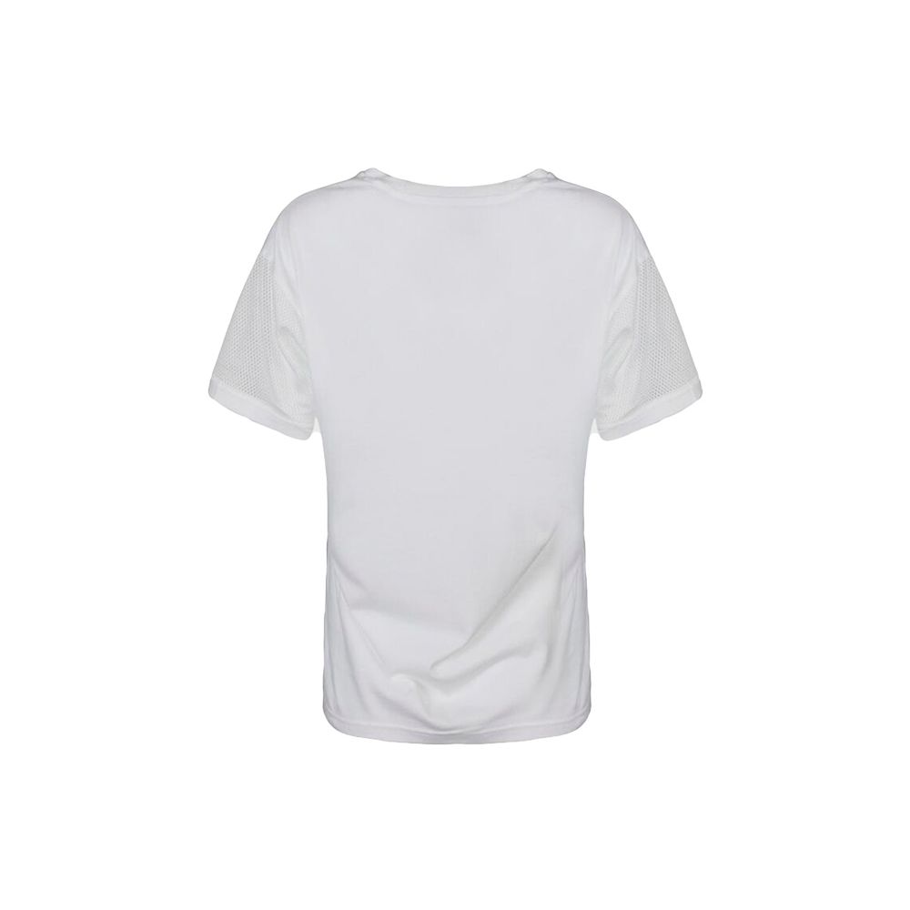 adidas Футболка Neo Casual Sports с круглым вырезом и коротким рукавом, с заниженной линией плеч, женская, белая DU2373