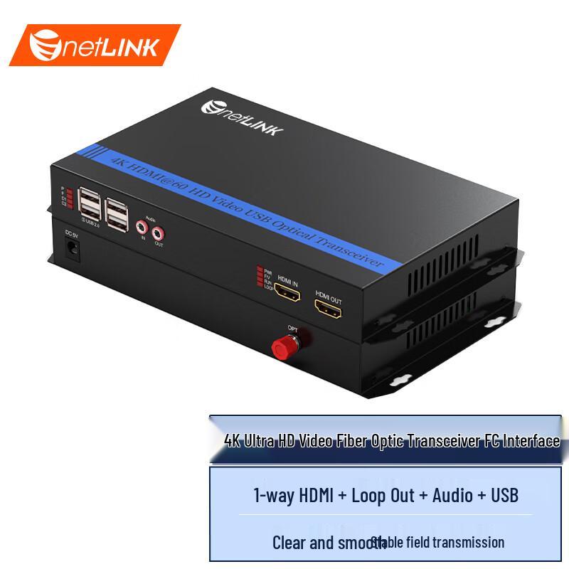 NetLINK 4K HDMI Оптоволоконный трансивер