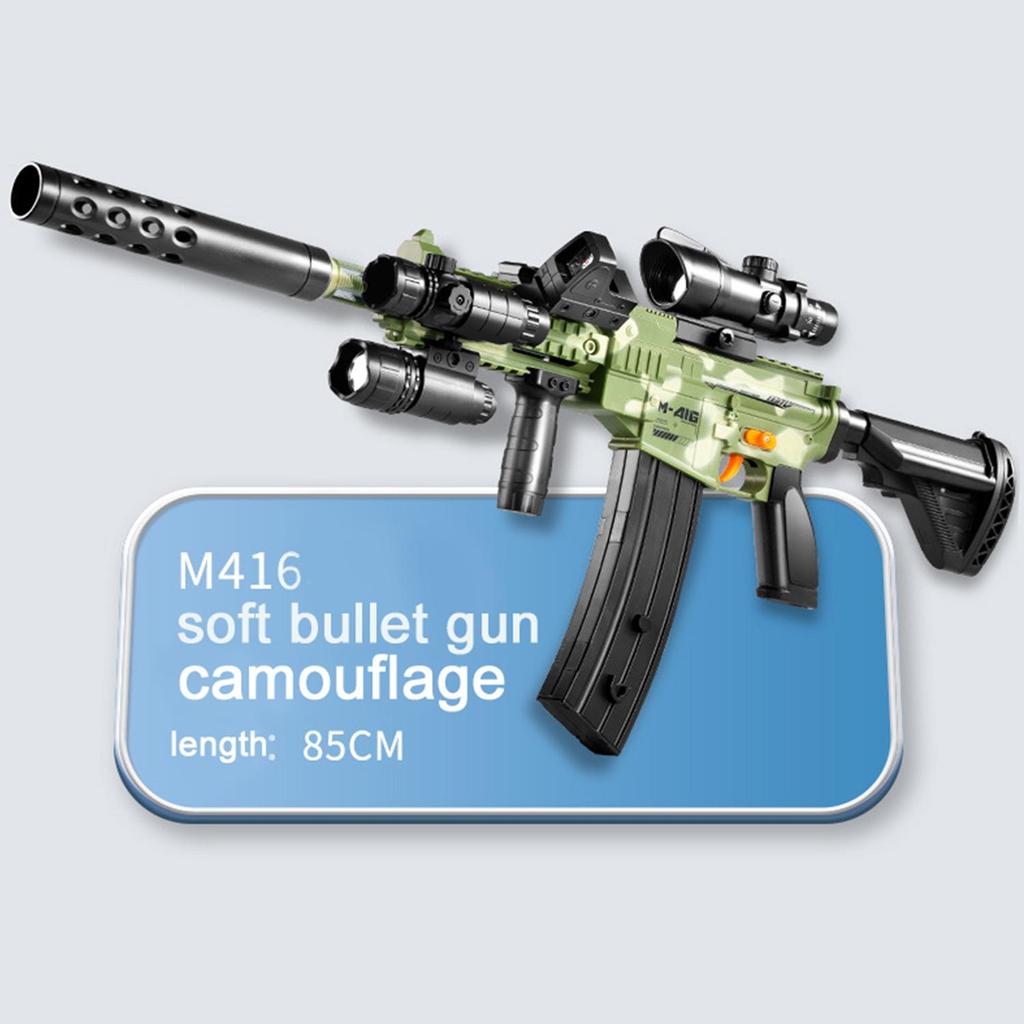 Детский игрушечный пистолет Мягкая пуля М416