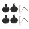 4PCS Mountain Bike Disc Brake Pads Resin Semimetal Bike Accessories for YINXING Line Disc Brake