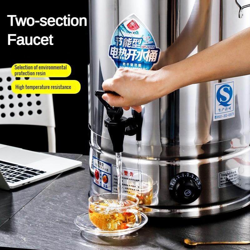 18-68 л Коммерческий Изоляционный Бочонок Большой Вместимости Бытовая Машина для Нагрева и Кипячения Воды из Нержавеющей Стали Электрическое Нагревание Ведро для Воды