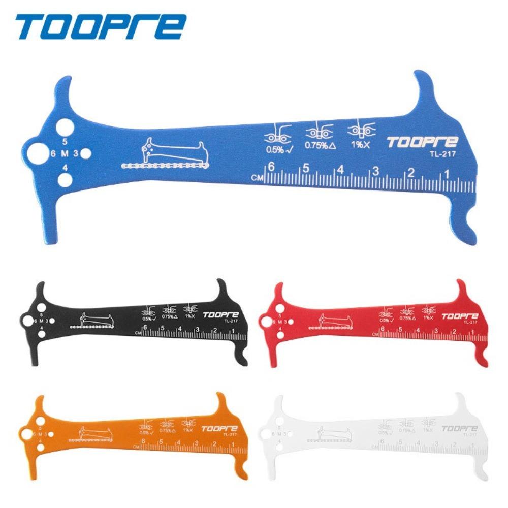 Multi-function Bike Chain Checker TOOPRE Bike Chain Measuring Ruler Mountain Road Bike