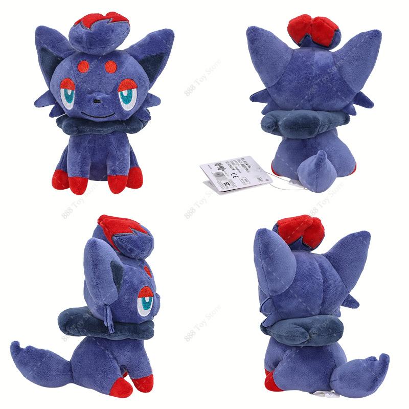 16cm Zorua Plush Toys Anime Zorua Soft Stuffed Animal Collection Peluche Decoration Dolls Children's Birthday Gifts
