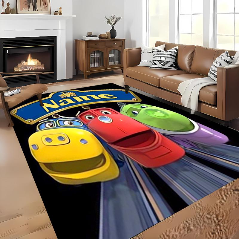 Custom personalization Chuggington Area Rug - Perfect For Kitchen, Bathroom,Laundry Room Decor Large Size Available,Gift All Seasons