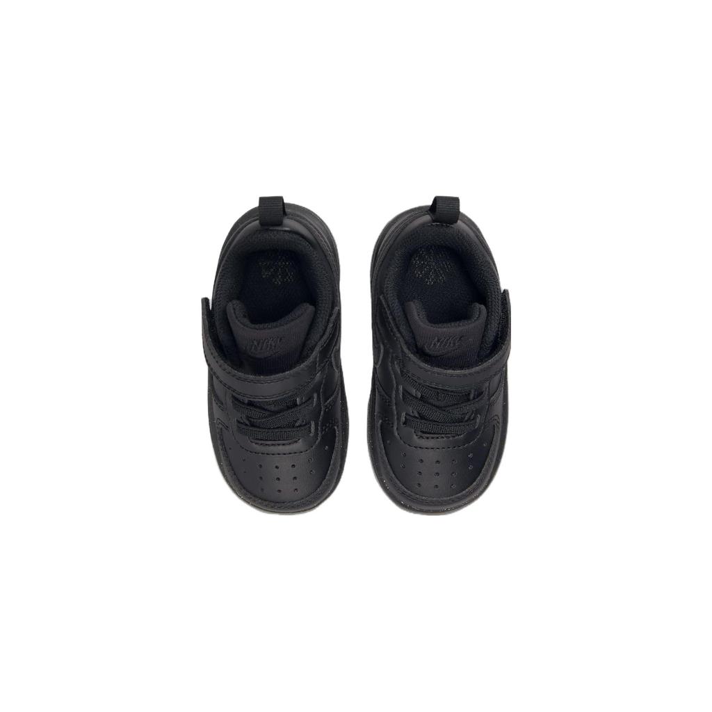 Nike Court Borough Low Recraft TD Тройные черные детские кроссовки DV5458-002