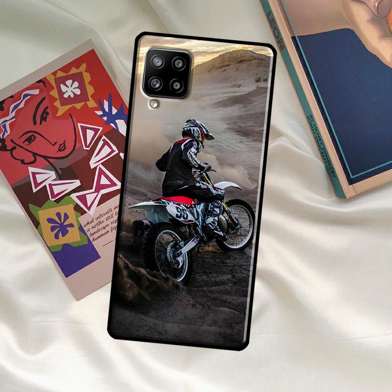 Спортивный чехол для мотоцикла Moto Cross для Samsung Galaxy A33 A13 A36 A56 A23 A52 A32 A12 A54 A34 A14 A16 A26 A53 A15 A35 A55