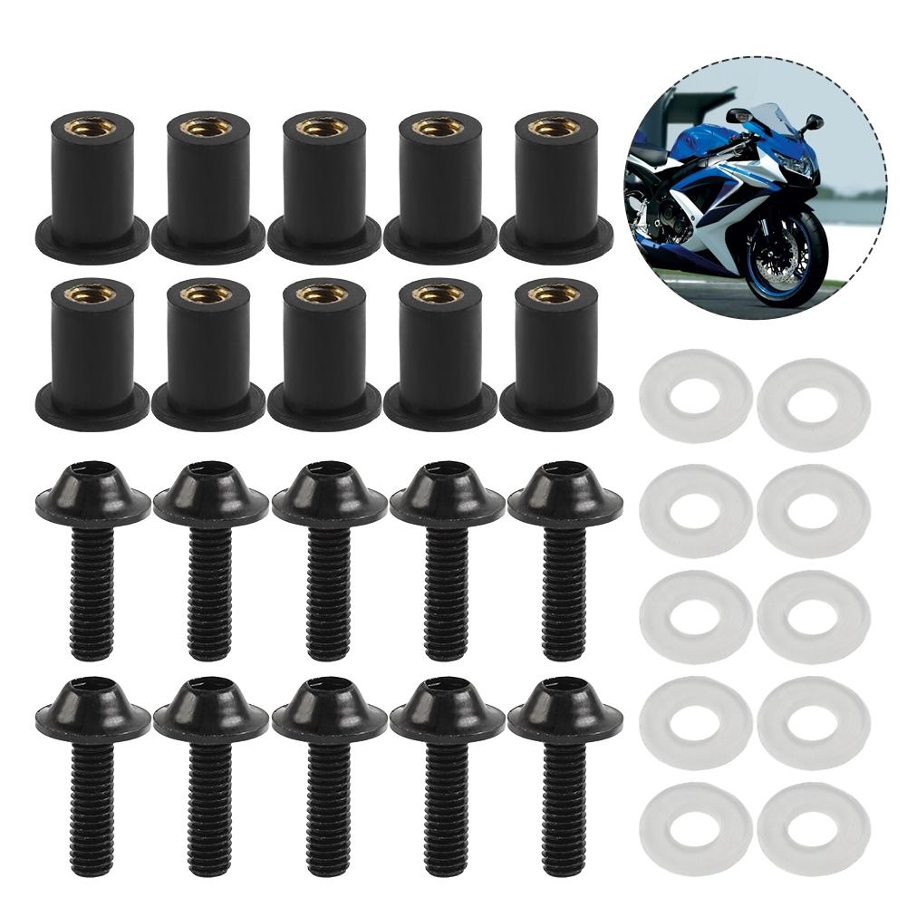 Anodized Aluminum Windscreen Bolt For Honda M5x16mm Screws Set High Quality