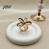 Jewelry for Scarves Scarf Rings Women, Metal Flower Ring Buckle And Slides, Shirt Elegant Accessory Tightener Ties Clip Silk Scarf, Shawl, Blouse,