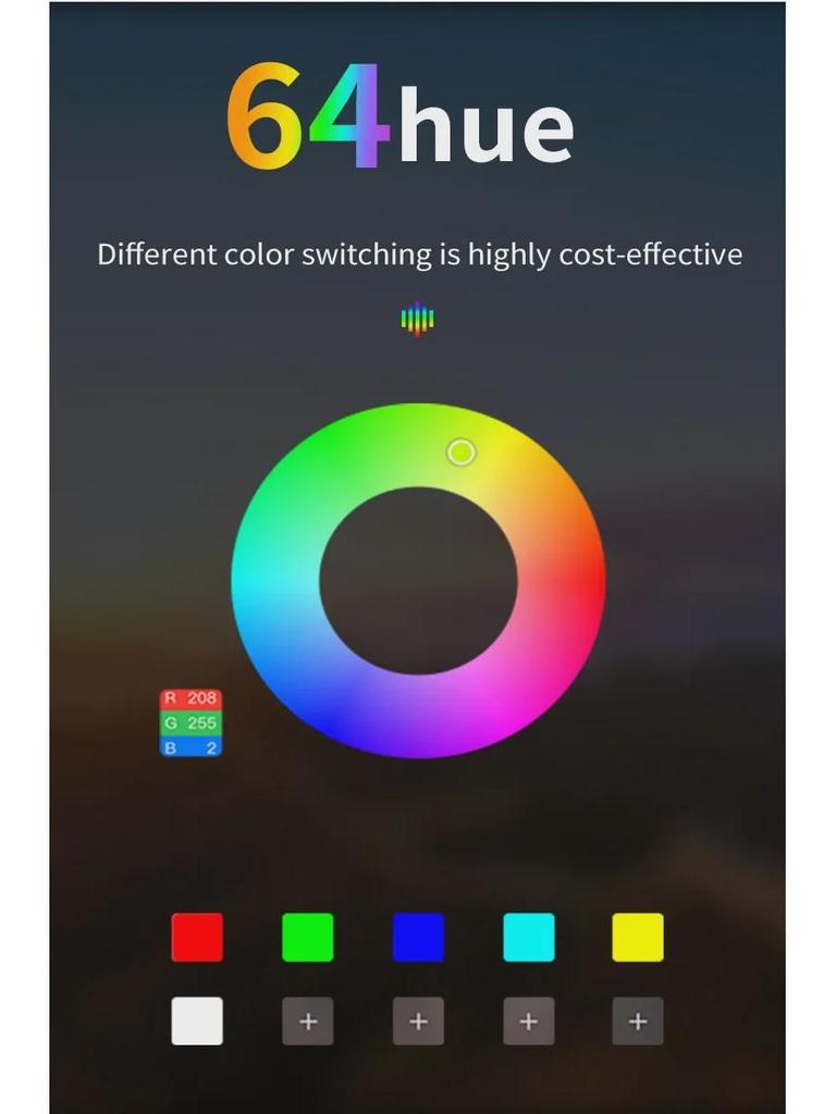 LED Car Interior Rhythm Lights with App Control