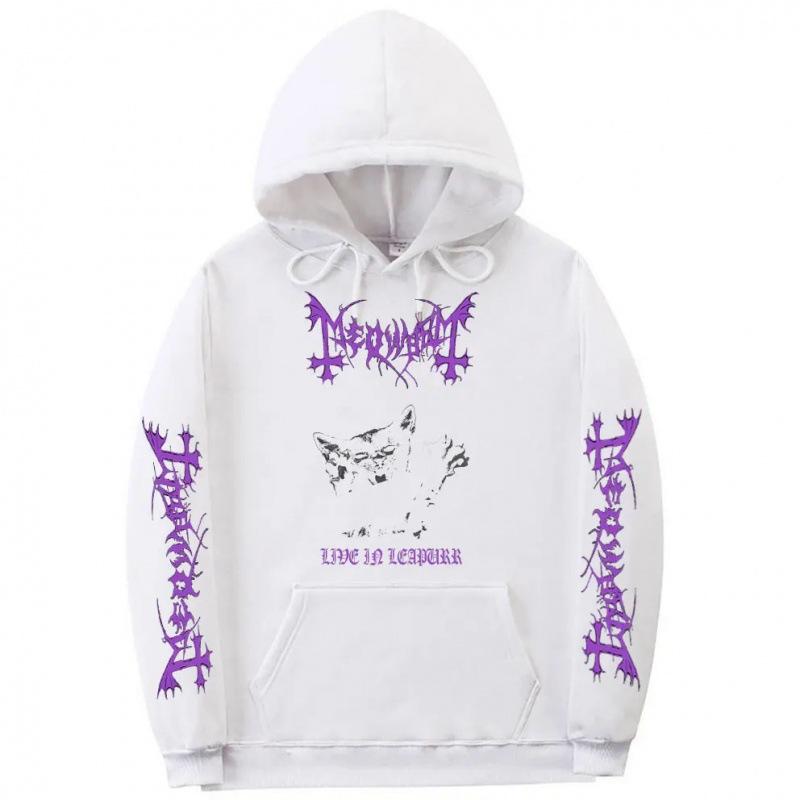 90s Vintage Mayhem Band Live In Leapurr Hoodie