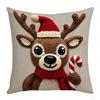 Christmas Pillowcase Cartoon Santa Snowman Elk Sofa Cushion Cover Home Bed Car Decor Merry Christmas