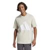 Adidas Essentials BL Short Sleeve KRG03 Wonder Size M Men's T-Shirt, Alumina/White (JE8933),
