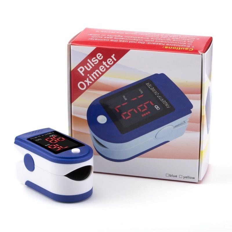Finger Pulse Oxygen Saturation Monitor Blood Oximeter Blood Pressure Meter