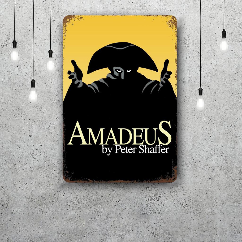 amadeus Movie Funny Bar Metal Sign Retro Plaque Vintage Sign Alcohol Drinker Pub Club Man Cave Kitchen Wall Decoration