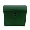 AXCIS Отдельно стоящий почтовый ящик с вертикальным почтовым ящиком для кровельного покрытия формата A4, настенный, замок, размер, отверстие, (зеленый)