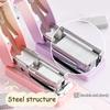 Cute Gradient Cat Claw Mini Stapler with Staples Multifunctional Paper Binder Binding Machine Office School