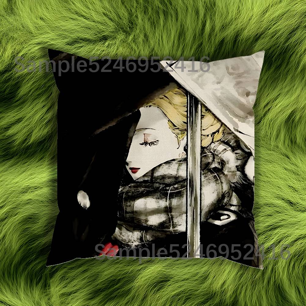 VVeil Emma Aleksander Anime Pillow Case Cover Square Sofa With For Pattern Comfortable Cushion suitable Of Room