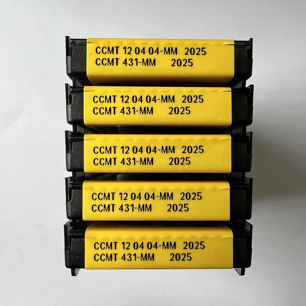 Original Sandvik / CCMT120404-MM 2025 / CNC Lathe Carbide Blade 10 Pcs