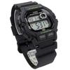 Casio Спортивные цифровые мужские часы с памятью на 60 кругов, WS-1400H-1AV / -1400H-2AV, Зарубежная модель, Серовато-синий / Черный [Параллельный импорт]