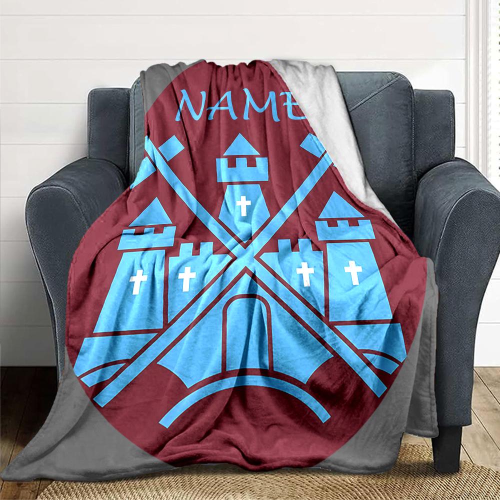 Custom Name FC Ingolstadt Team Crest blanket for Couch & Bed, Plush Cozy Fuzzy Blanket Super Soft & Warm Blankets for Fall and Winter. 0908277