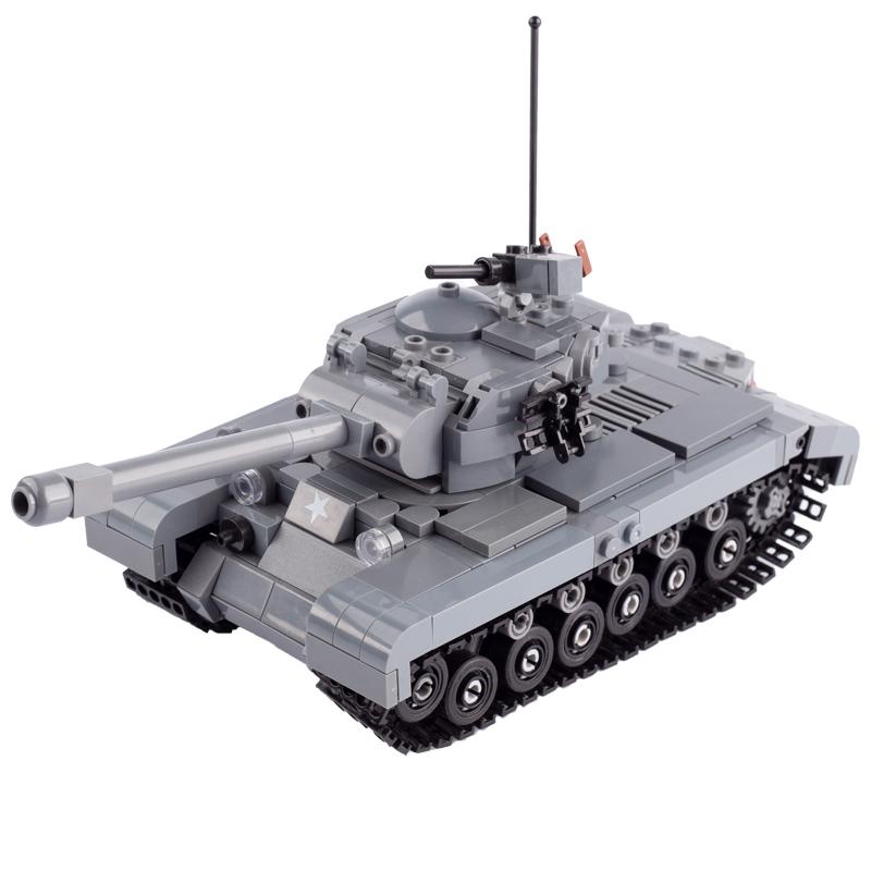Конструктор MOC Игрушки Военный Автомобиль Транспортное Средство Танк WW2 Оружие Строительные Блоки Игрушка Немецкий Американский Солдат Бронированный Артиллерийский Грузовик Подарок Мальчикам