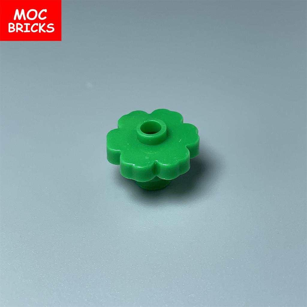 Нетоксичные Moc Кирпичи Растение Цветок 2x2 Скругленные Совместимые Собираемые Частицы 98262 Строительные Блоки Детали История Массовая Модель Игрушки