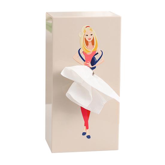 Face Towel Container Storage Box Large Capacity Dustproof Desktop/Wall-Mounted Tissue Storage Bin Paper Dispenser Decoration