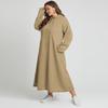 Hoodies Casual O-neck Long Sleeve Women Dress FZH