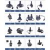 High Quality Electric forklift parts operation handle joystick used for LINDE E14/E16/E20-335/336 with OEM 7919040043