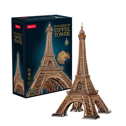 Cubic fun puzzle 3d duża wieża eiffla 314 puzzli - 97 cm - mc284h