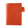 A5 Size Notebook Genuine Tochigi Made In Japan Cover, Leather, Leather, [HBNC-047C] (orange)