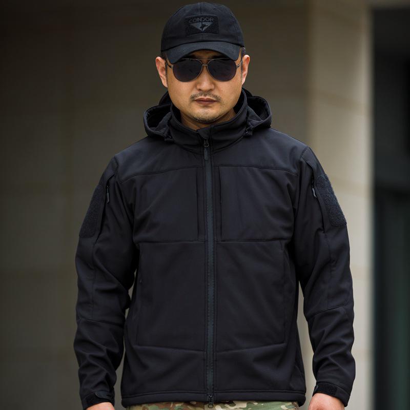 Pave Hawk Lurker Tactical Soft Shell Jacket - Outdoor Cold Weather Style PLY_76