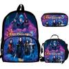School Bag Descendants 3 Printing School Backpack For Teenagers Boys Girls Student Travel Book Bag Schoolbags 3PCS Set