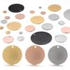 10-20pcs 6-35mm Stainless Steel Charms Round Dog Tag Pendant Stamping Blanks Pendants For Necklaces DIY Jewelry Making Wholesale