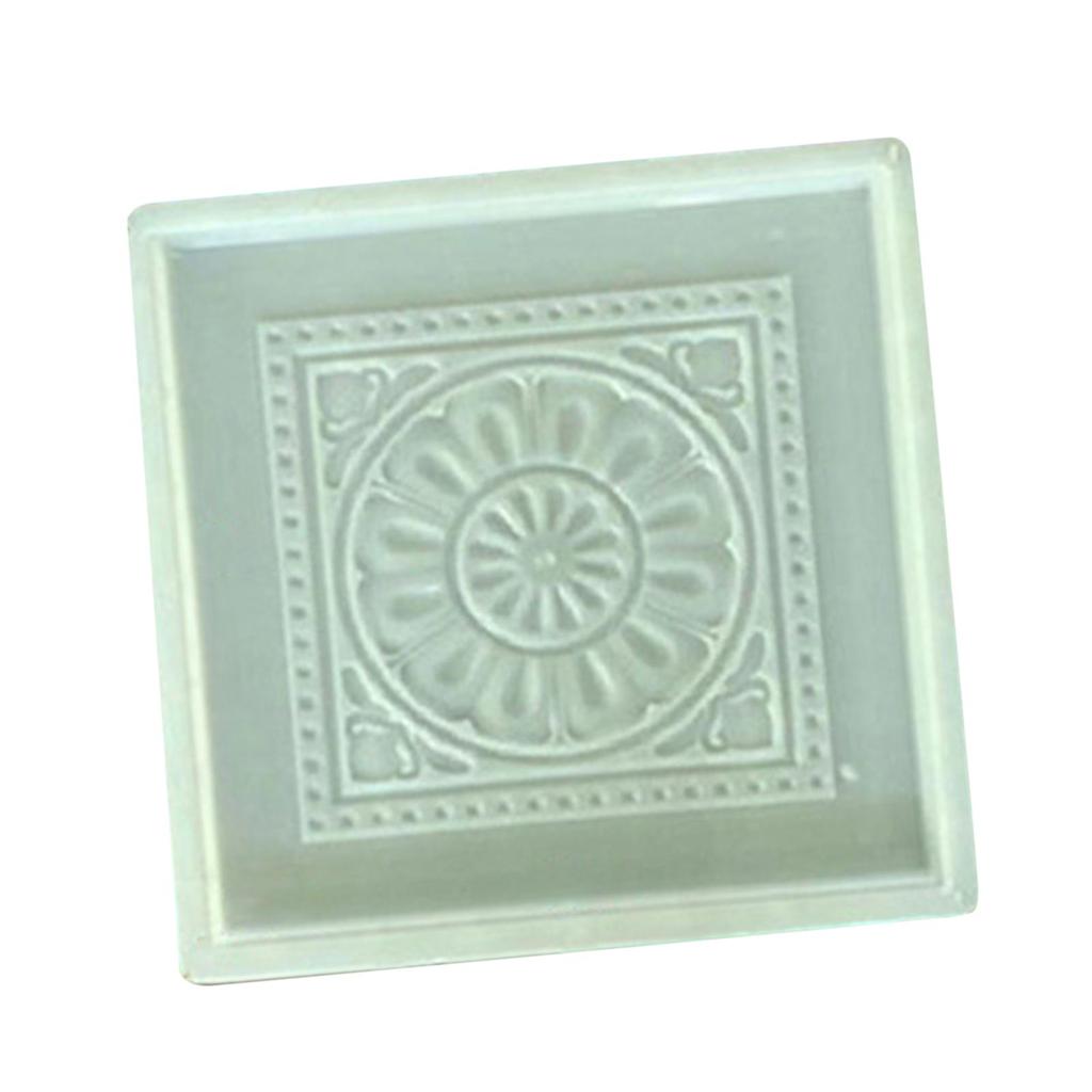 Paving Cement Brick Maker Tool Square Path Walkway Floor Tile Mould for Pavement Outdoor Backyard Patio Patio Stepping Stones