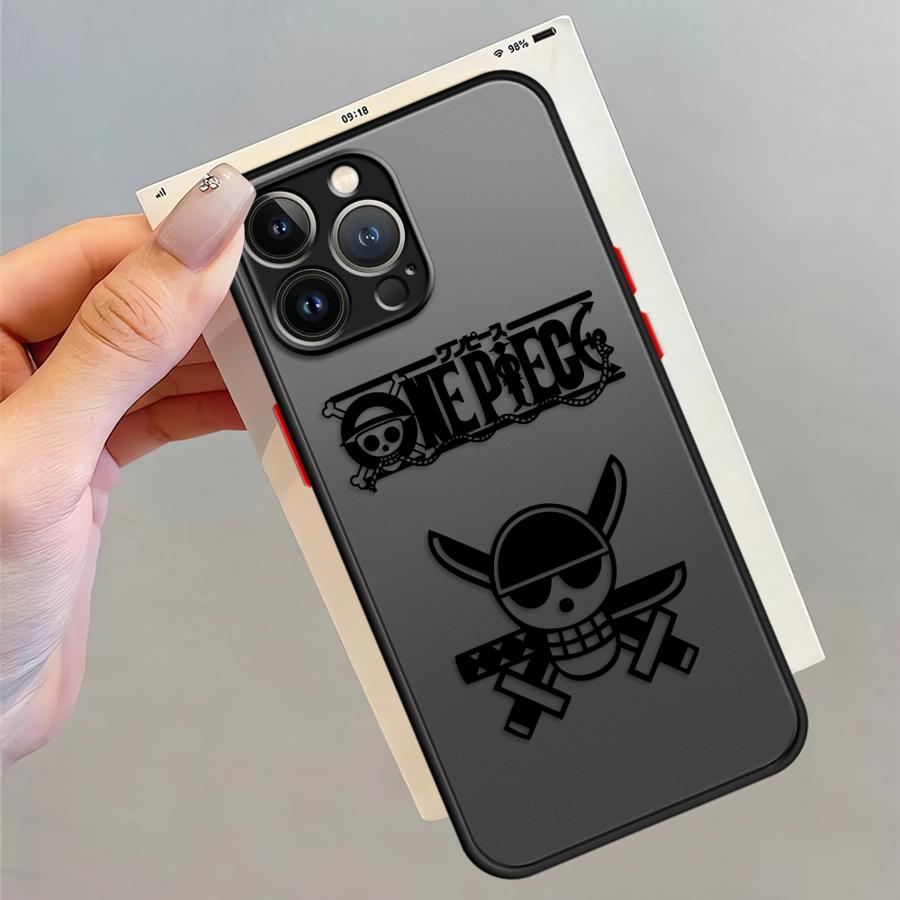 Чехол с логотипом аниме One Piece для iPhone 17 Pro Max Air 12 7 8 SE 11 XS XR 13 Mini 15 16 Plus 14 Funda Задняя крышка телефона