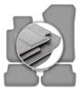 Gray car mats for: BMW 1 E81 hatchback (2007-2012)