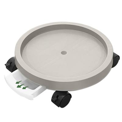 Eize Горшок для цветов с резервуаром для воды для цветов Цветочный цветочный горшок Внешний диаметр Подставка, Подставка, Колесики, Запираемый, Поддон, Комнатные растения, Подставка,