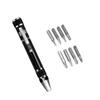 8-in-1 Pen Type Portable Multi Specification With Magnetic Screwdriver Head Manual Screwdriver Tool High-density Screwdriver Head