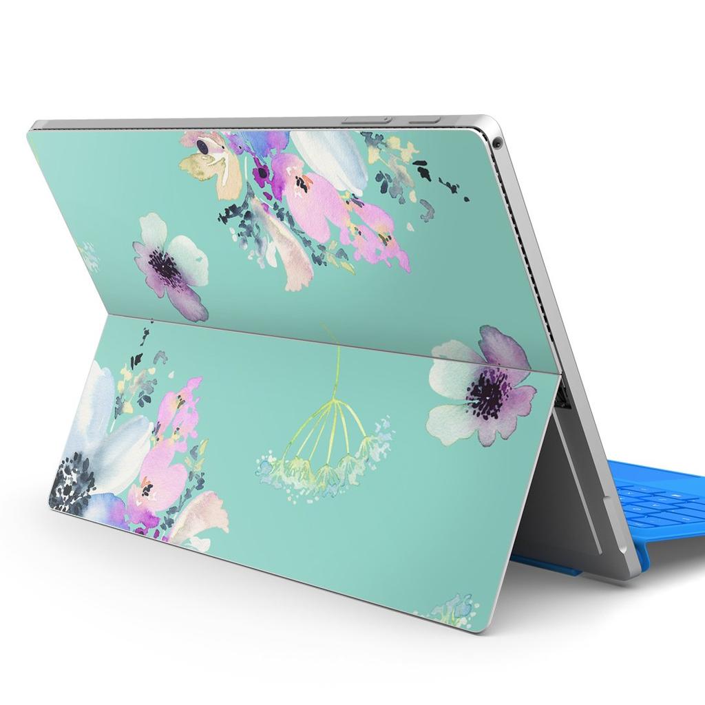 Igsticker Surface Pro7 Pro6 Pro2017 Pro4 Exclusive Skin Sticker Surface Notebook Laptop Cover Case Film Sticker Accessory Protection 011111 Flower