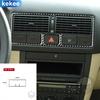 For VW Golf 4 MK4 1999 2000 2001 2002 2003 2004 Center Air Outlet Cover Real Carbon FIber Sticker Vehicle Interior Accessories