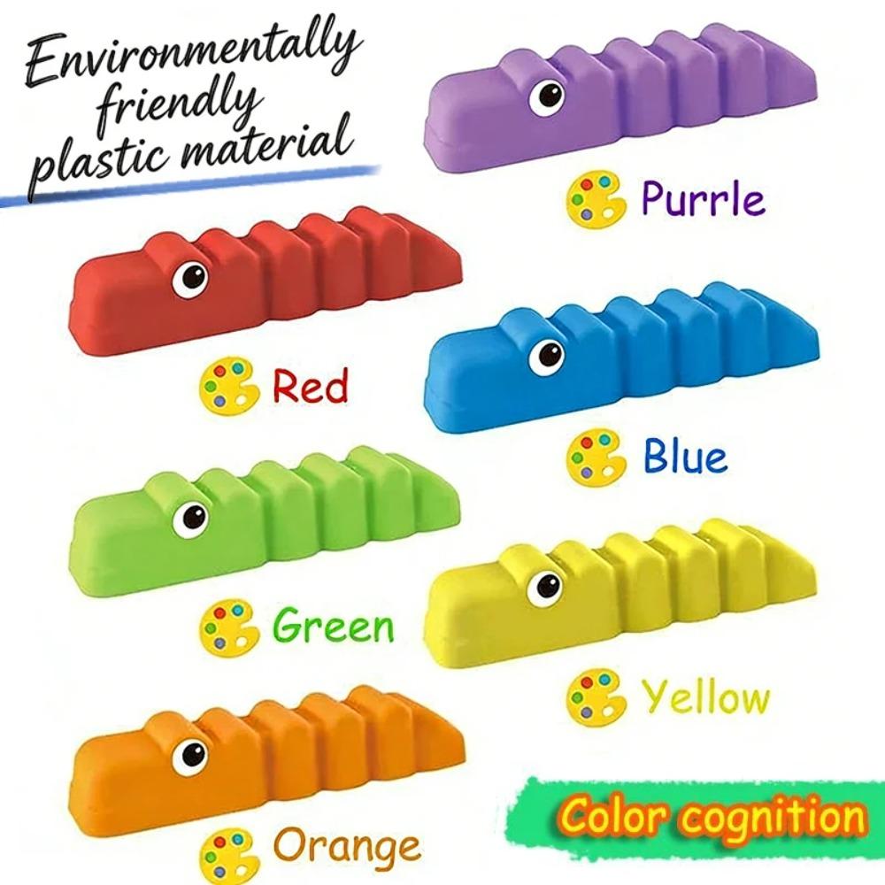 6PCS/Set Stepping Stones Balance Training Beam Crocodile Stepping Stones  Parent-Child Game