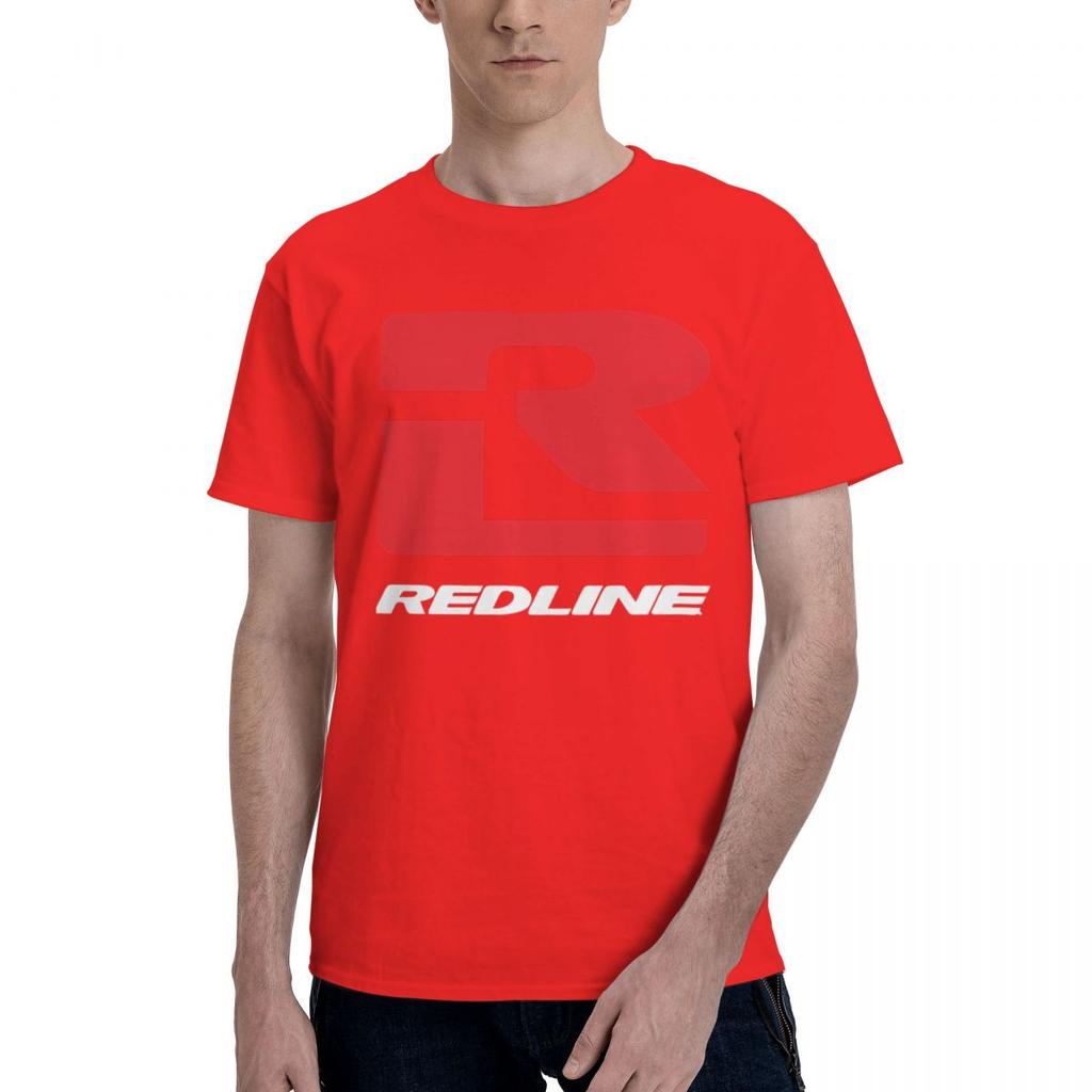 REDLINE 100 Хлопок Повседневная Дышащая Удобная Рубашка Футболка с коротким рукавом Футболка Мужская