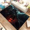 3D HD Diablo Game Gamer Мультфильм Коврик, Коврик для дома Гостиная Спальня Диван Коврик Декор, детские игры Нескользящий напольный коврик