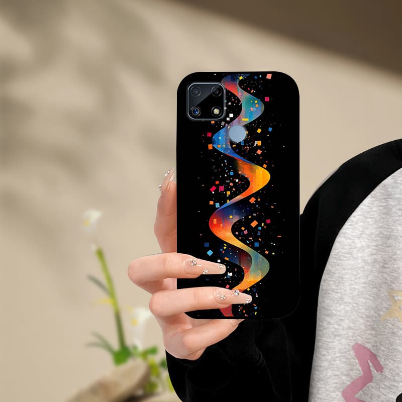 Silicone Phone Case For Realme C25s C25 Cover Painted Soft For Realme C25 C25S C21 C21Y C25Y Phone Case RealmeC25s C 25 s Funda