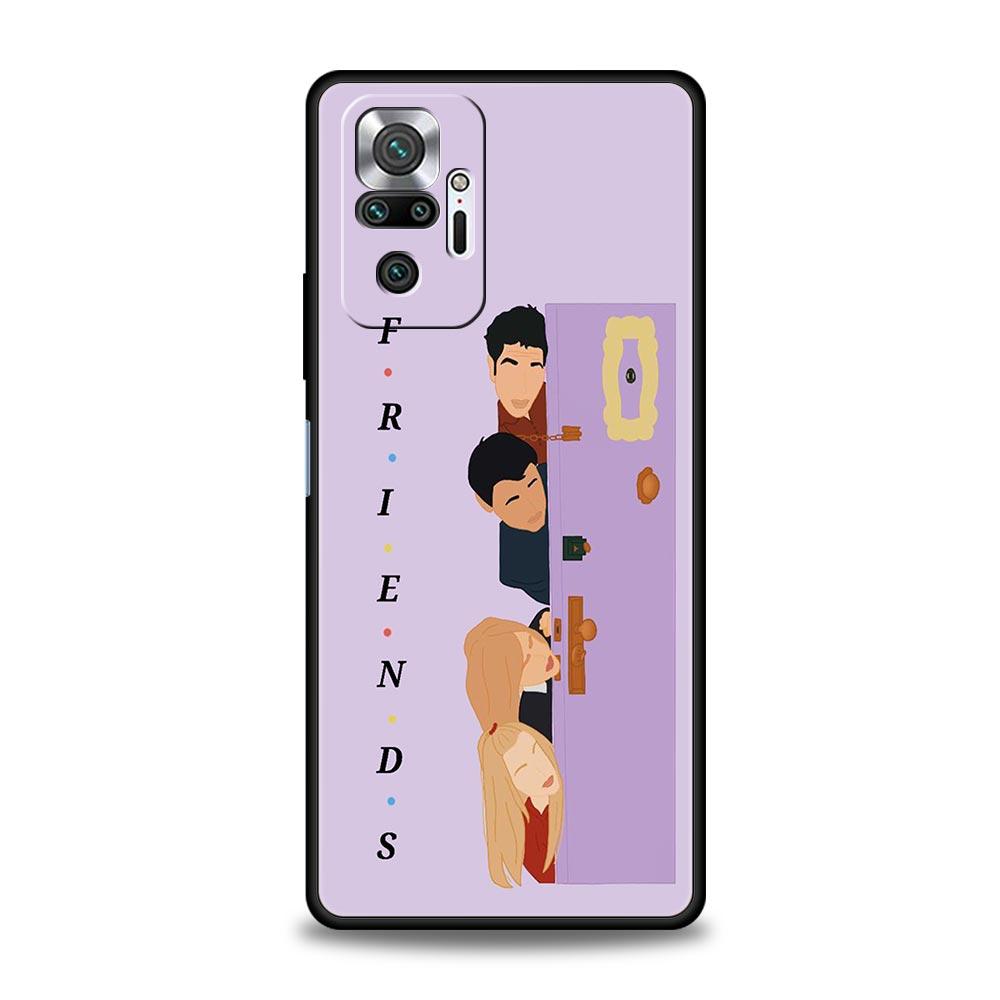 Чехол для телефона Central Perk Coffee Friends ТВ-шоу для Xiaomi Redmi Note 14 13 5G 10 11 12 Pro Plus 4G 14C 13C 12C 10C Черный