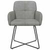 Dining Chairs 2 pcs Velvet Light Gray 59 x 56.5 x 86 cm