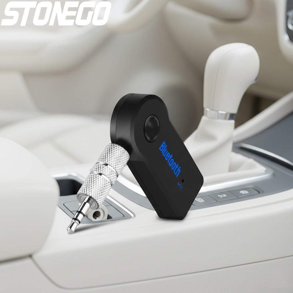Беспроводная Bluetooth Автомобильная Аудио Стереосистема Громкая Связь Микрофон Беспроводной Aux Приемник Музыки Адаптер